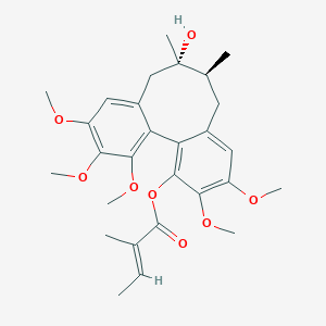molecular formula C28H36O8 B211272 Tigloylgomisin H CAS No. 66069-55-4