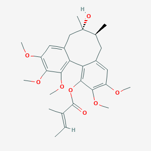 molecular formula C28H36O8 B211272 tigloylgomisin H CAS No. 66069-55-4