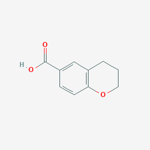 molecular formula C10H10O3 B021139 Chroman-6-carboxylic acid CAS No. 103203-84-5