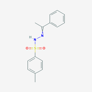 molecular formula C15H16N2O2S B211433 4-甲基-N-(1-苯乙叉基亚氨基)苯磺酰胺 CAS No. 4545-21-5