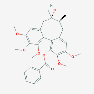 molecular formula C30H34O8 B211442 Benzoylgomisin H CAS No. 66056-23-3