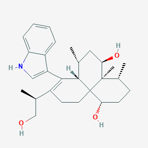 molecular formula C28H39NO3 B211583 Dihydroxyaflavinine CAS No. 76410-56-5