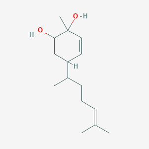molecular formula C15H26O2 B211715 2-Methyl-5-(6-methylhept-5-en-2-yl)cyclohex-3-ene-1,2-diol CAS No. 129673-87-6