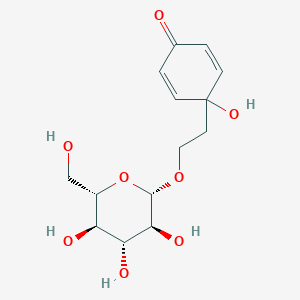 molecular formula C14H20O8 B211721 Cornoside CAS No. 40661-45-8