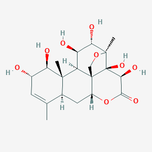 molecular formula C20H28O9 B211784 Bruceine E CAS No. 21586-90-3