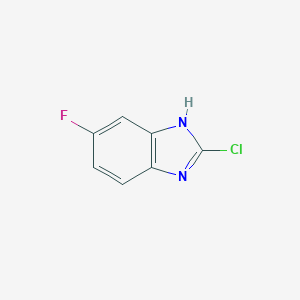 molecular formula C7H4ClFN2 B021181 2-Chloro-5-fluorobenzimidazole CAS No. 108662-49-3