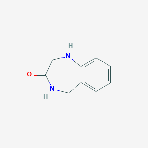 molecular formula C9H10N2O B021195 1,2,4,5-Tetrahydro-benzo[e][1,4]diazepin-3-one CAS No. 168080-43-1