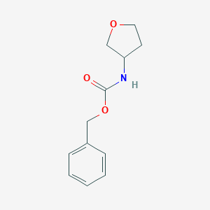 molecular formula C12H15NO3 B021197 Benzyl oxolan-3-ylcarbamate CAS No. 100390-87-2