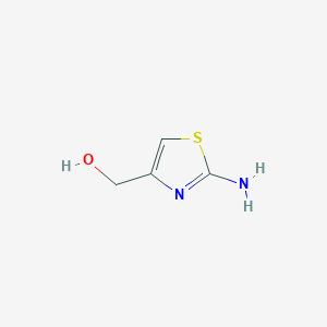 molecular formula C4H6N2OS B021201 (2-Aminothiazol-4-yl)methanol CAS No. 51307-43-8