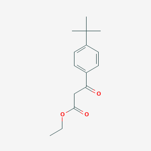 molecular formula C15H20O3 B021202 Ethyl 3-(4-tert-butylphenyl)-3-oxopropanoate CAS No. 101498-88-8