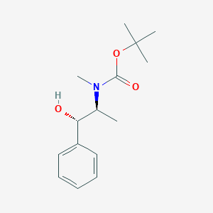 molecular formula C15H23NO3 B212031 (1S,2S)-1-Phenyl-2-(methyl tert-butoxycarbonylamino)-1-propanol 