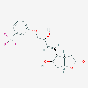 (3aR,4R,5R,6aS)-5-Hydroxy-4-((R,E)-3-hydroxy-4-(3-(trifluoromethyl)phenoxy)but-1-en-1-yl)hexahydro-2H-cyclopenta[b]furan-2-one