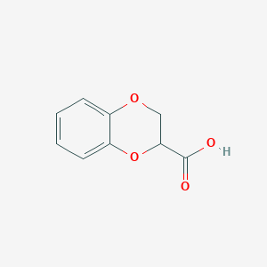 molecular formula C9H8O4 B021209 1,4-Benzodioxan-2-carboxylic acid CAS No. 3663-80-7