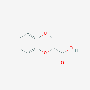 molecular formula C9H8O4 B021209 1,4-Benzodioxane-2-carboxylic Acid CAS No. 3663-80-7