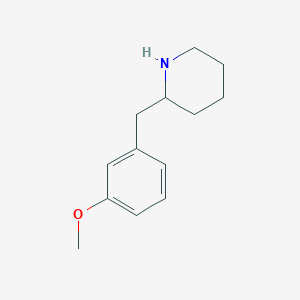 molecular formula C13H19NO B021210 2-(3-Methoxy-benzyl)-piperidine CAS No. 108958-36-7