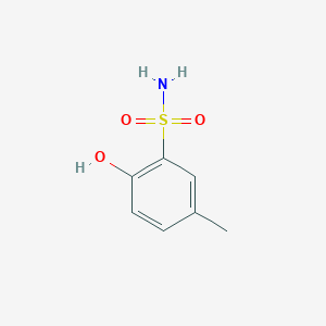 molecular formula C7H9NO3S B021225 2-Hydroxy-5-methylbenzenesulfonamide CAS No. 19801-43-5