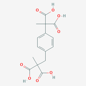 2-[4-(1,1-Dicarboethoxy)benzyl]-2-methyl Malonic Acid