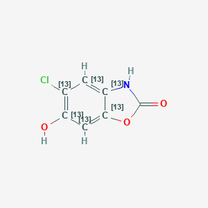 molecular formula C7H4ClNO3 B021243 6-Hydroxy Chlorzoxazone-13C6 