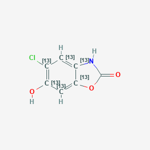 molecular formula C7H4ClNO3 B021243 6-Hydroxy Chlorzoxazone-13C6 CAS No. 475295-90-0