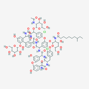 molecular formula C89H99Cl2N9O33 B021256 Teichomycin A2 factor 4 CAS No. 91032-37-0