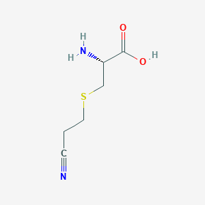molecular formula C₆H₁₀N₂O₂S B021257 S-(2-Cyanoethyl)cysteine CAS No. 3958-13-2