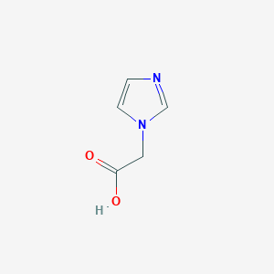 molecular formula C5H6N2O2 B021261 2-(1H-Imidazol-1-Yl)Acetic Acid CAS No. 22884-10-2