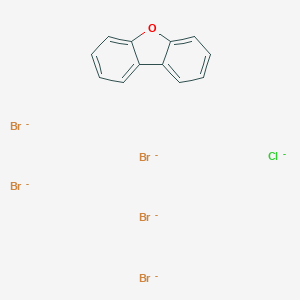 molecular formula C12H8Br5ClO-6 B021281 Pentabromochlorodibenzofuran CAS No. 107207-49-8