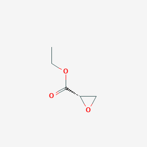 molecular formula C5H8O3 B021287 ethyl (2S)-oxirane-2-carboxylate CAS No. 111058-34-5