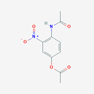molecular formula C10H10N2O5 B021293 Acetamide, N-[4-(acetyloxy)-2-nitrophenyl]- CAS No. 2243-69-8