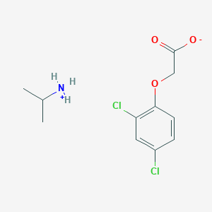 molecular formula C8H6Cl2O3.C3H9N B213025 (2,4-Dichlorophenoxy)acetic acid isopropylamine salt CAS No. 5742-17-6