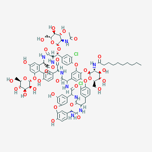 molecular formula C88H97Cl2N9O33 B021304 Teicoplanin A2-3 CAS No. 91032-36-9