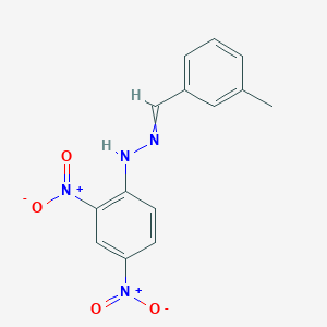 molecular formula C14H12N4O4 B213042 m-Tolualdehyde 2,4-dinitrophenylhydrazone CAS No. 2880-05-9