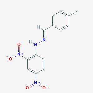 molecular formula C14H12N4O4 B213045 p-Tolualdehyde 2,4-dinitrophenylhydrazone CAS No. 2571-00-8