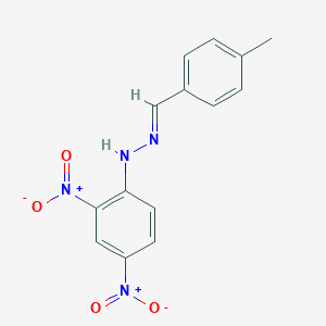 molecular formula C11-H14-O2 B213045 1-(2,4-Dinitrophenyl)-2-(4-methylbenzylidene)hydrazine CAS No. 2571-00-8