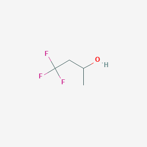 molecular formula C4H7F3O B021308 4,4,4-Trifluorobutan-2-ol CAS No. 101054-93-7