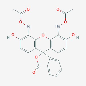 molecular formula C24H16Hg2O9 B213090 Fluorescein mercuriacetate CAS No. 3570-80-7