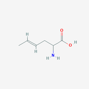 B213092 2-Amino-4-hexenoic acid CAS No. 28024-56-8