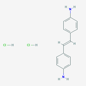 molecular formula C14H16Cl2N2 B213096 4,4'-Diaminostilbene dihydrochloride CAS No. 54760-75-7