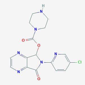 molecular formula C16H15ClN6O3 B021310 (S)-Norzopiclone CAS No. 59878-63-6