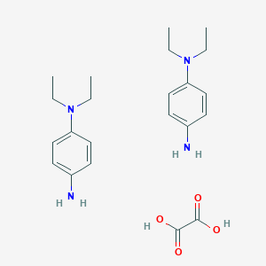 molecular formula C10H16N2.1/2C2H2O4 B213103 1,4-苯二胺，N,N-二乙基，乙二酸酯 (2:1) CAS No. 62637-92-7