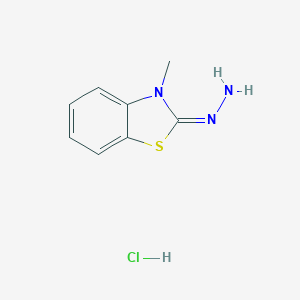 molecular formula C8H9N3S.ClH B213117 3-Methyl-2-benzothiazolinone hydrazone hydrochloride CAS No. 4338-98-1