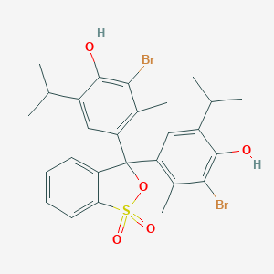 molecular formula C27H28Br2O5S B213119 溴百里酚蓝 CAS No. 76-59-5