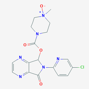 molecular formula C17H17ClN6O4 B021314 Zopiclone N-oxide CAS No. 43200-96-0