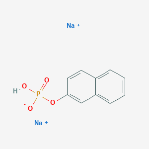 molecular formula C10H8Na2O4P+ B213140 disodium;naphthalen-2-yl hydrogen phosphate CAS No. 31681-98-8
