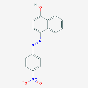 molecular formula C16H11N3O3 B213142 4-(4-Nitrophenylazo)-1-naphthol CAS No. 5290-62-0