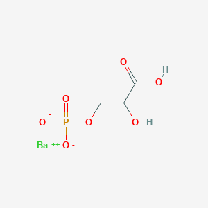 molecular formula C3H7O7P.Ba B213151 Glyceric acid 3-(barium phosphate) CAS No. 22457-55-2