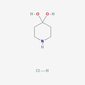 molecular formula C5H11NO2.ClH B213152 4,4-Piperidinediol hydrochloride CAS No. 40064-34-4