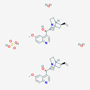 molecular formula C20H24N2O2.1/2H2O4S.H2O B213154 Quinidine sulfate dihydrate CAS No. 6591-63-5
