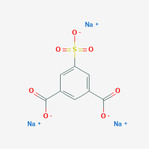 molecular formula C8H6O7S.Na B213158 5-磺基邻苯二甲酸氢钠 CAS No. 6362-79-4