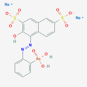 molecular formula C16H13AsN2NaO10S2 B213161 Thorin CAS No. 3688-92-4